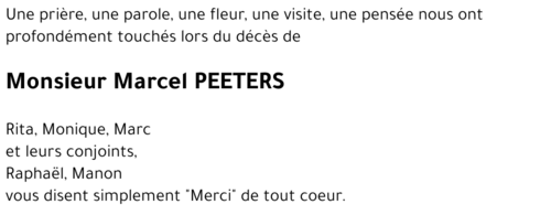 Marcel PEETERS
