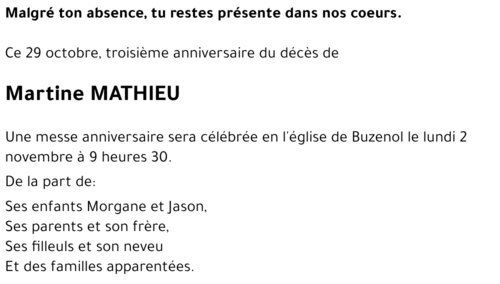 Martine MATHIEU