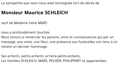Maurice SCHLEICH
