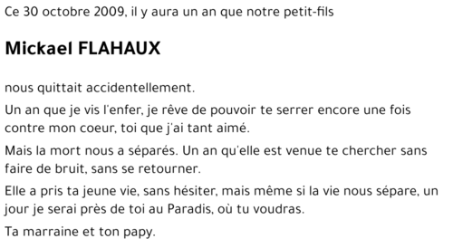 Mickael FLAHAUX