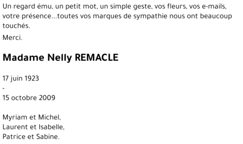 Nelly REMACLE