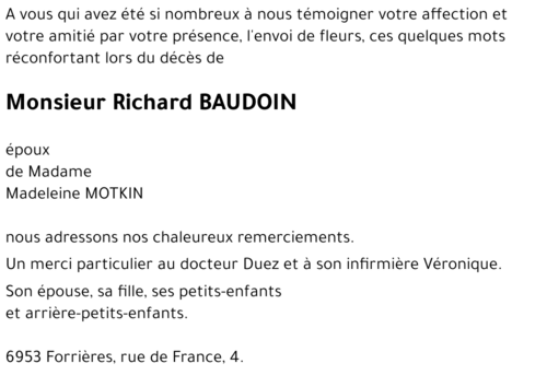 Richard BAUDOIN