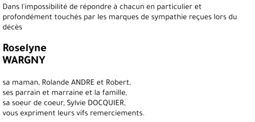 Roselyne WARGNY