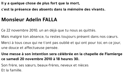 Adelin FALLA