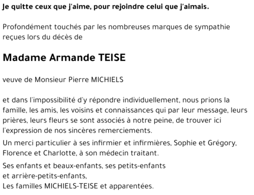 Armande TEISE