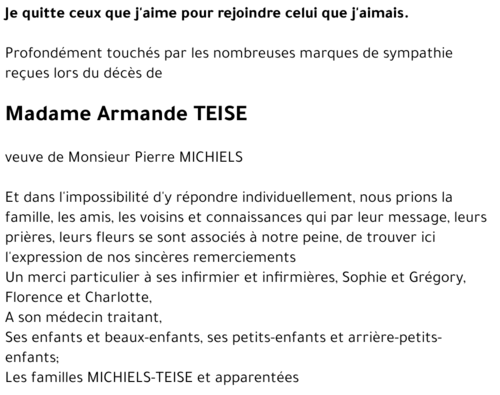 Armande TEISE