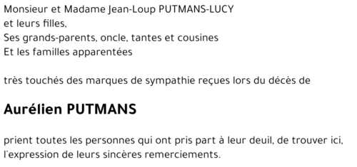 Aurélien PUTMANS