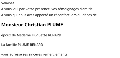 Christian Plume