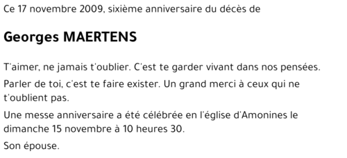Georges MAERTENS