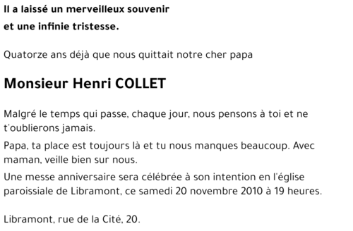 Henri COLLET