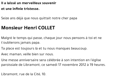 Henri COLLET