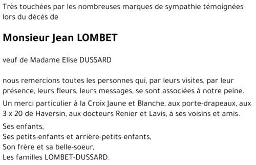 Jean LOMBET