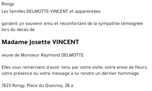Josette VINCENT
