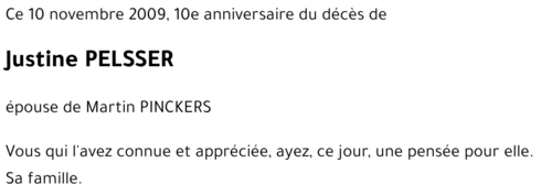 Justine PELSSER