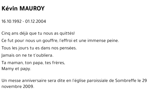 Kévin MAUROY