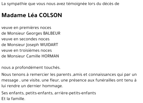Léa COLSON