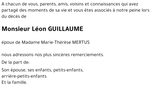 Léon GUILLAUME