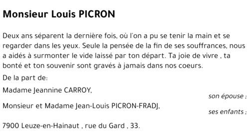 Louis PICRON