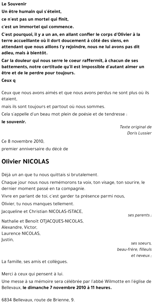 Olivier NICOLAS