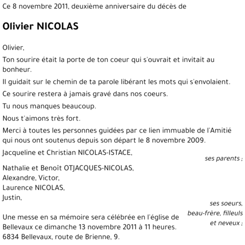 Olivier NICOLAS