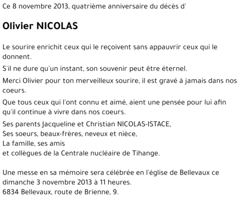 Olivier NICOLAS