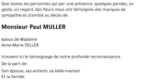 Paul MULLER