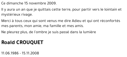 Roald CROUQUET