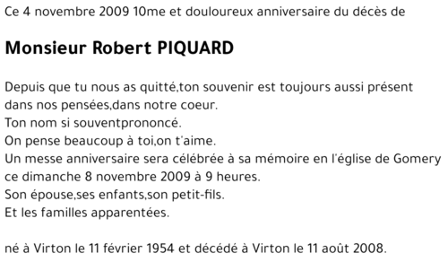 Robert PIQUARD