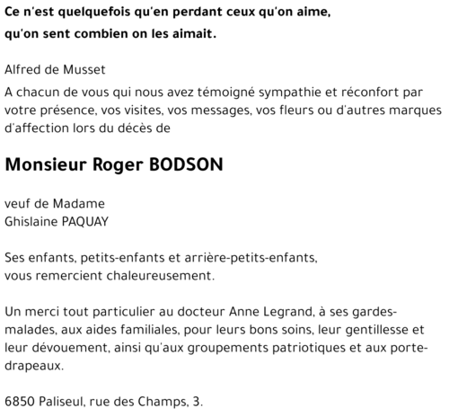 Roger BODSON