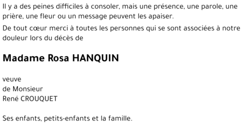 Rosa HANQUIN