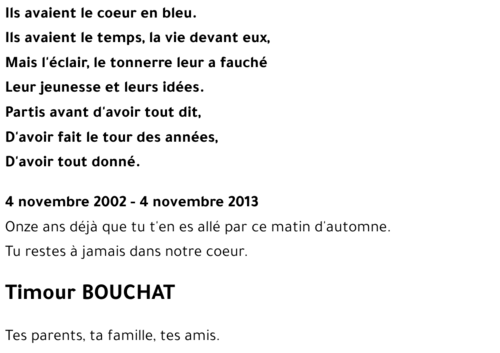 Timour BOUCHAT