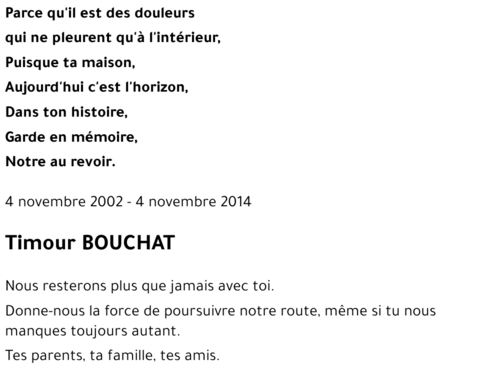 Timour BOUCHAT