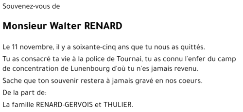 Walter RENARD