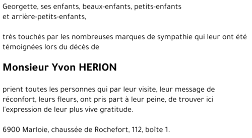 Yvon HERION