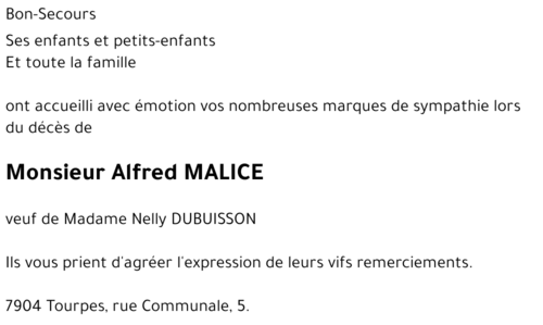 Alfred MALICE