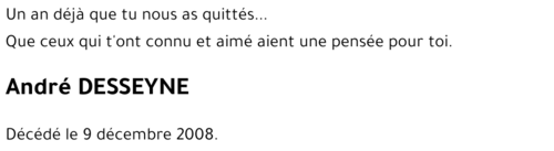André DESSEYNE