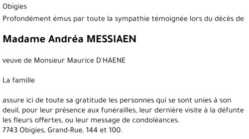 Andréa MESSIAEN