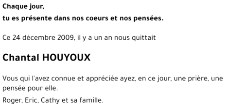 Chantal HOUYOUX