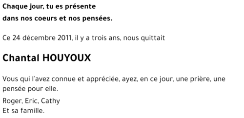 Chantal HOUYOUX
