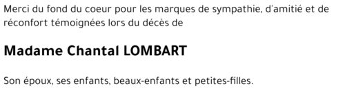 Chantal LOMBART