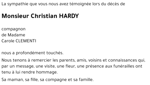 Christian HARDY