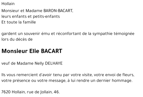 Elie BACART