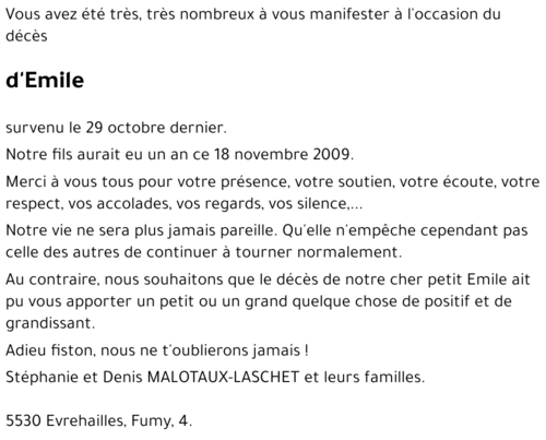 Emile MALOTAUX