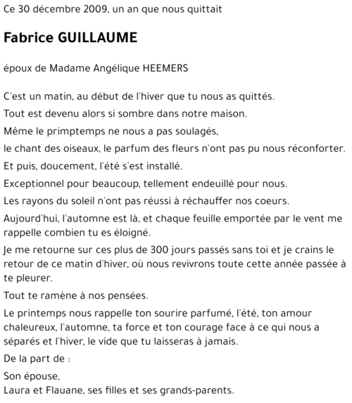 Fabrice GUILLAUME