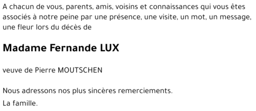 Fernande LUX