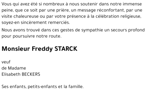 Freddy STARCK