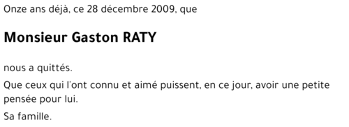 Gaston RATY