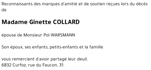 Ginette COLLARD