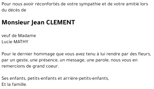 Jean CLEMENT