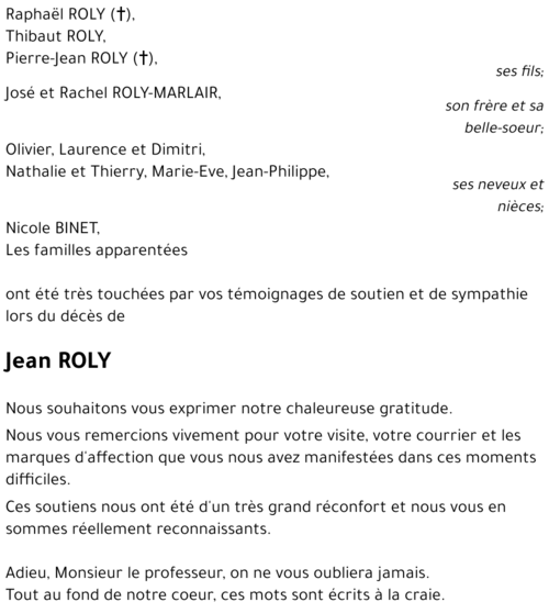 Jean ROLY